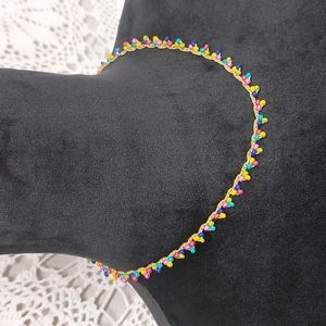 Boho Necklace, Hand Crafted, Multicolor,  by Rust Belt Raised